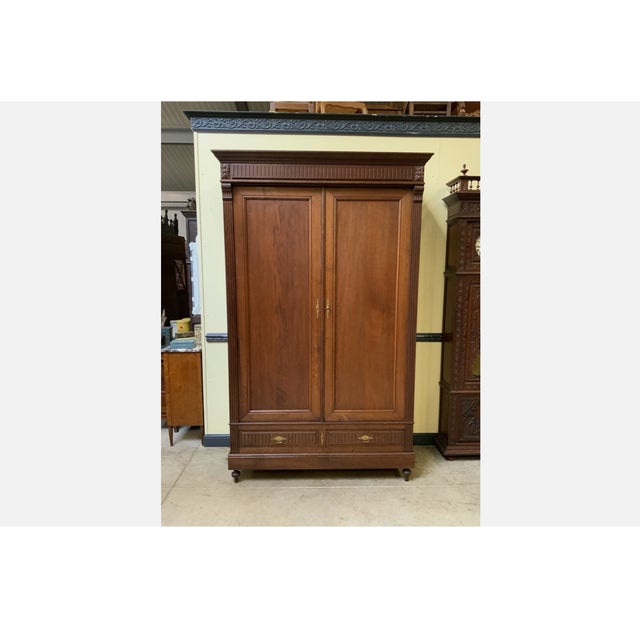 Antique Art Nouveau Wardrobe, 1900 For Sale - Image 13 of 13