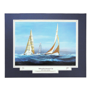 Yachts of the America's Cup "The Twelve Meters" Special Edition Print Signed Tim Thompson