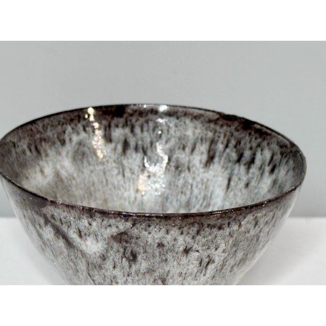 Studio Ceramic Bottle Vase and Bowl by Elli & Walter Serocka, Germany 1970s, Set of 2 For Sale - Image 13 of 17