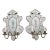 Pair of 19th Century Venetian Mirror Wall Sconces For Sale