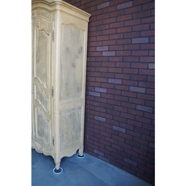 1990s French Country Henredon Cream Armoire Chairish