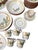 1970s Vintage Stangl “Golden Blossom” Pottery Dinnerware Set - A Set of 52 Pieces For Sale - Image 5 of 12
