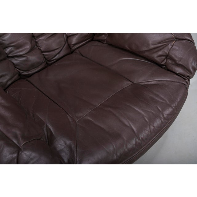 Danish Swivel Lounge Chairs in Leather by H.W. Klein for Bramin, Denmark, 1970s, Set of 2 For Sale - Image 9 of 18