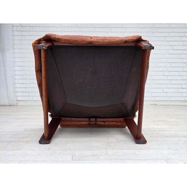 1970s Norwegian Amazon Armchair by Jan Erik Lindgren for Ekornes, 1970s For Sale - Image 5 of 18