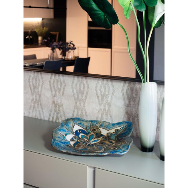 Positive Thinking Raku Ceramic Sculptural Centerpiece, 2025 For Sale - Image 6 of 12
