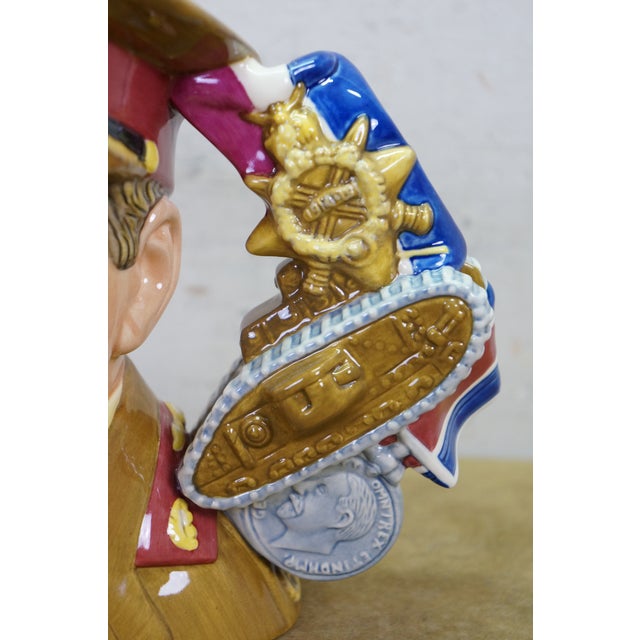 Royal Doulton Royal Doulton English Traditional General Haig Military Leader Toby Character Jug For Sale - Image 4 of 12