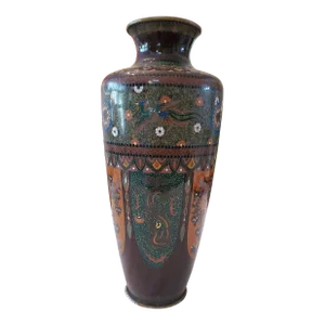 Antique Chinese 150 Years Old Enamel Vase