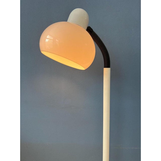 Mid-Century Space Age White Mushroom Floor Lamp from Hala Zeist For Sale - Image 3 of 11