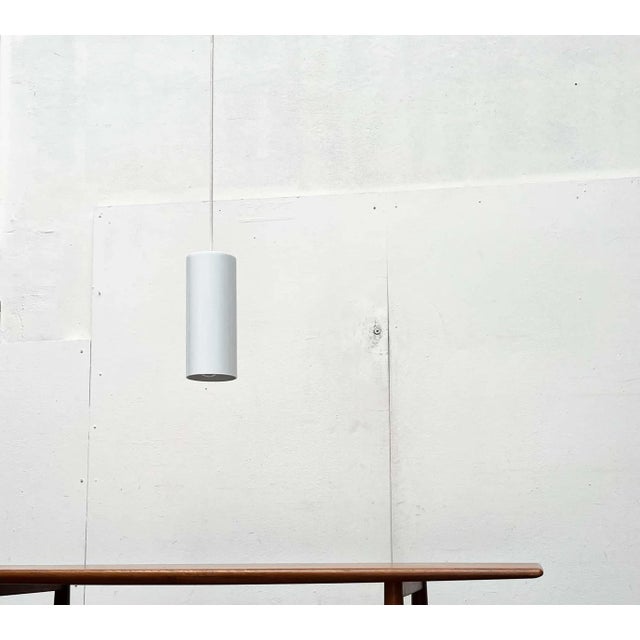 Vintage Danish Minimalist Model Pipeline Pendant Lamp by Ole Pless Jørgensen for Nordisk Solar, 1970s For Sale - Image 14 of 18