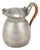 Jugendstil Pewter Pitcher with Wood Handle, Germany, Early 1900s For Sale