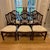 Set of 6 Ethan Allen Hepplewhite Shieldback Chairs Traditional design but with modern practicality. These mahogany chairs...