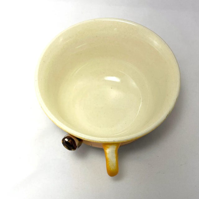 French Provençal Mid-Century Majolica Cicada Coffee Cup For Sale In Buffalo - Image 6 of 10