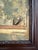 English Village Church Oil Painting by John J. Fyson, 1946 For Sale - Image 4 of 6