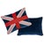 Contemporary Schumacher Union Flag Midnight Pillow For Sale - Image 3 of 6