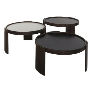 Model 780 Nesting Coffee Tables by Gianfranco Frattini for Cassina, Italy, 1960s, Set of 3 For Sale