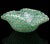 Fratelli Toso Vintage Murano Fratelli Toso Millefiori Green White Flower Mosaic Italian Art Glass Ruffle Edge Bowl For Sale - Image 4 of 8