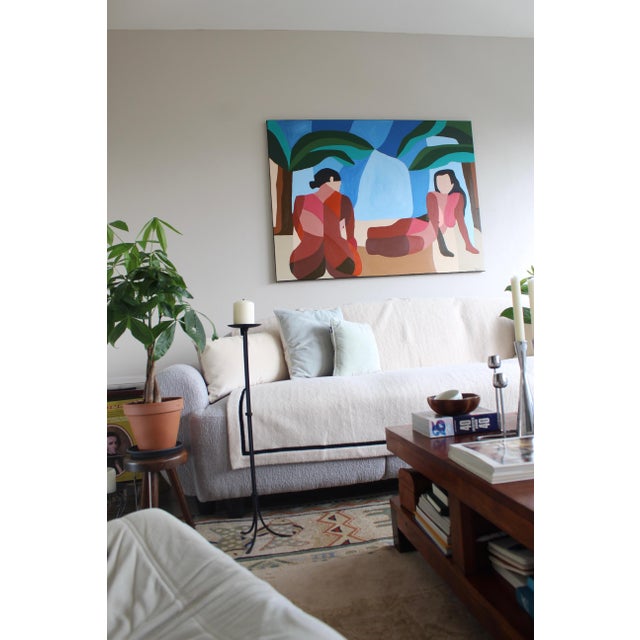 Bodasca, Nude Women in the Shade, 2026, Acrylic on Canvas For Sale - Image 8 of 10