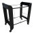 1980s Black Serving or Bar Cart From Mascagni, Made in Italy, Foldable For Sale