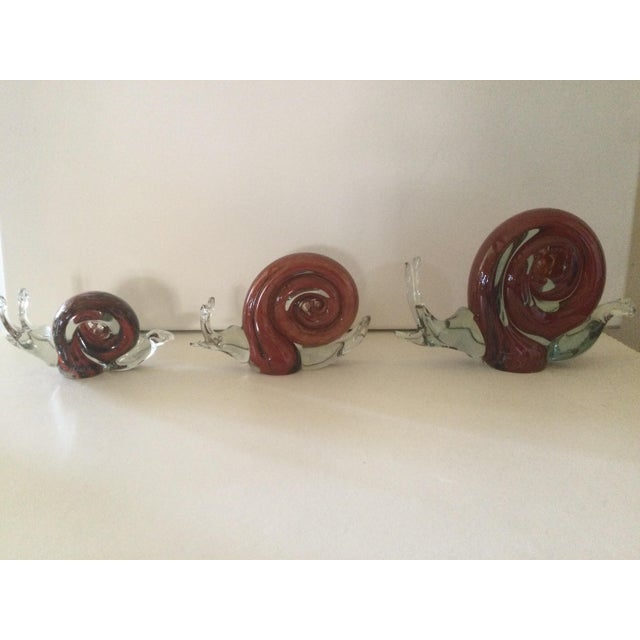 Early 21st Century Snail Sculptures by Florea Silviu, Set of 3 For Sale - Image 5 of 5