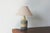 An elegant ceramic table lamp in the spirit of Scandinavian modernism, produced by the Danish manufacturer Søholm...