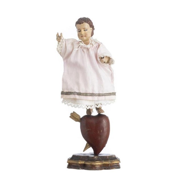 19th Century Infant Jesus Sculpture For Sale - Image 6 of 6