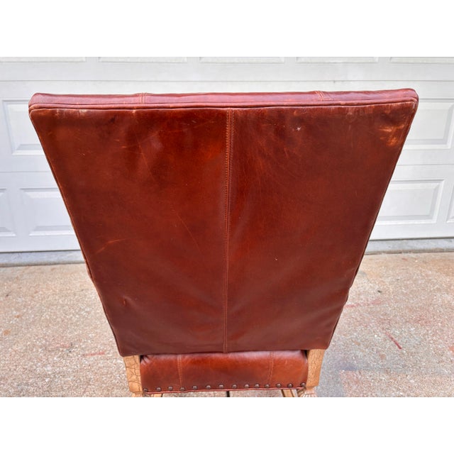 Leather Executive Office Chair For Sale - Image 9 of 12
