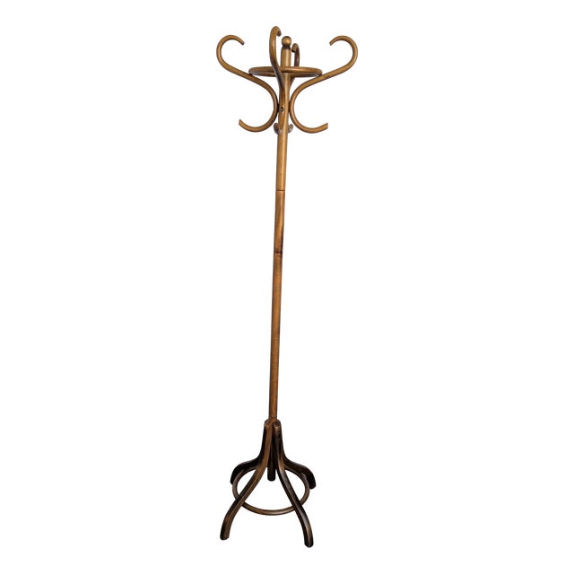 Vintage Bentwood Coat Stand, 1970s For Sale