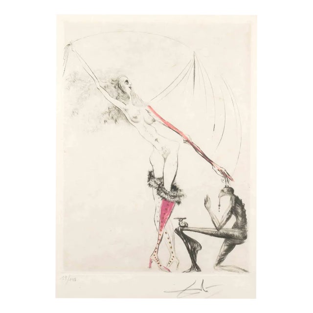 Dali, La Botte Violette, Etching, 1969 For Sale