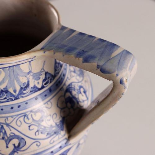 Ceramic Majolica Pourer from Luca Robbia Company of Gualdo Tadino For Sale - Image 7 of 12