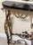 1920s Oscar Bach Gilded Iron Console and Beveled Mirror Set With Black Marble Top, Attributed For Sale In Philadelphia - Image 6 of 18