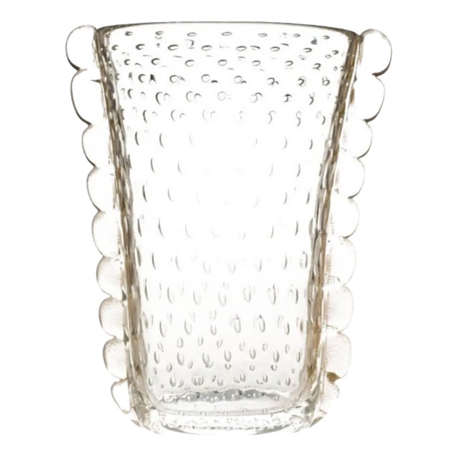 Vase in Crystal Gold and Murano Glass from YourMurano For Sale