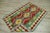 Red 1970s Turkish Boho Style Red Oushak Handmade Kilim Rug For Sale - Image 8 of 9