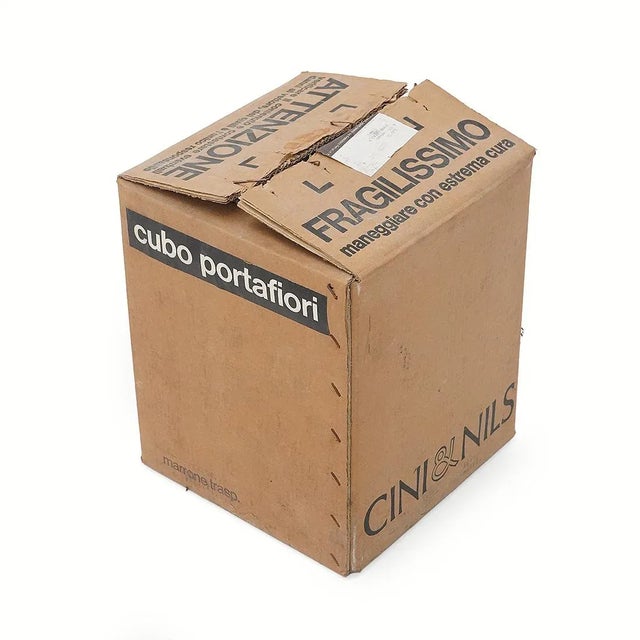 Cubo Portafiori Flower Stand by Studio OPI for Cini & Nils, 1970s For Sale - Image 10 of 17