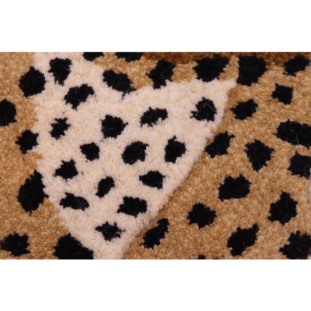 Contemporary Baby Leopard Animal Design Area Rug For Sale - Image 12 of 13
