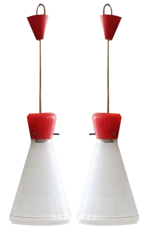 Pendant Lamps, Italy, 1980s