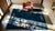 1930s Blue Navy Floral Modern Antique Chinese Art Deco Carpet 8'10" X 11'8" Handknotted Wool Rug For Sale - Image 13 of 15