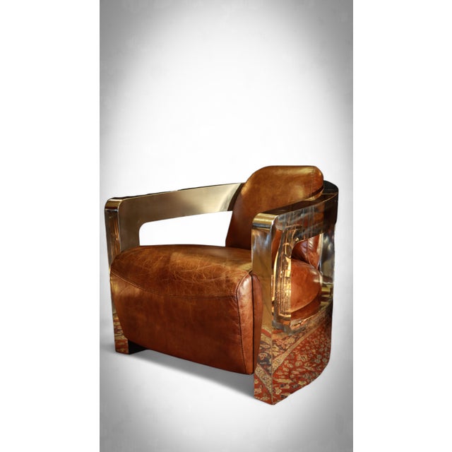 Mars Aviator Rocket Leather Chair by Timothy Oulton, 2010s For Sale - Image 3 of 18