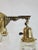1920s Neoclassical Brass Four Arm Chandelier For Sale - Image 11 of 12