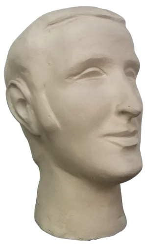 Italian Plaster Sculpture Representing a Boy, 1970s