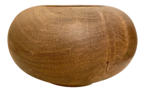 Minimalist Modernist Turned Wood Bowl by Leon Novikoff