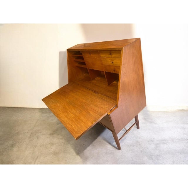 Teak Secretary by Lb Kofod-Larsen, 1950s For Sale - Image 11 of 18