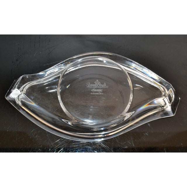 Classic Rosenthal Horizon Lead Crystal Glass Candle Holder Catchall Vide Poche For Sale - Image 10 of 13