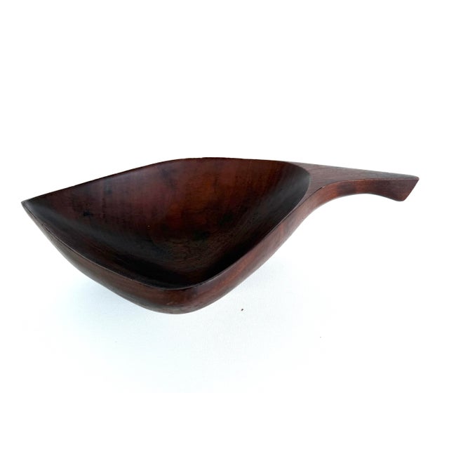 Mid 20th Century Vintage Danish Modern Rosewood Decorative Bowl For Sale - Image 5 of 7