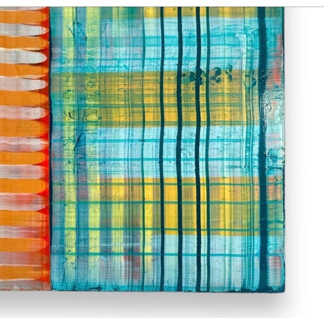 Paul Aho, Large Modernist Painting Contemporary Abstract Art Paul Aho, Palm Beach, Florida, 2004 For Sale - Image 14 of 16