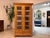 Rustic Solid Wood Glass Display Cabinet/Bookcase, Spruce. Dimensions: Height x Width x Depth 184 x 113 x 53 cm. For sale...