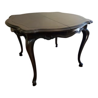 1970s Country French Dining Table With Leaves and Pads For Sale