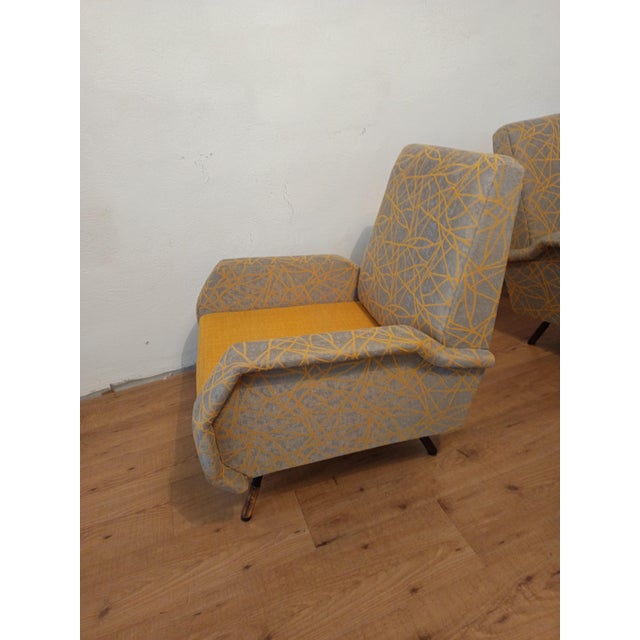 Pair of 1950s armchairs recently restored in excellent condition