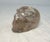 Glass 1940s Hand Carved Rock Crystal Hard Stone Skeleton Skull Sculpture Statue For Sale - Image 7 of 12
