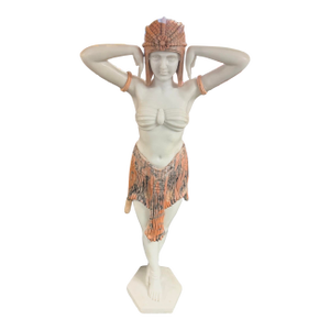 1930s Art Deco Alabaster Statue Demetre Chiparus