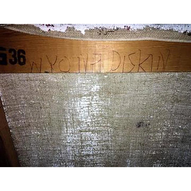 1970s Wyona Diskin Modern Baroque Feast Oil Painting Amongst Monkeys and Parrot For Sale In Philadelphia - Image 6 of 8